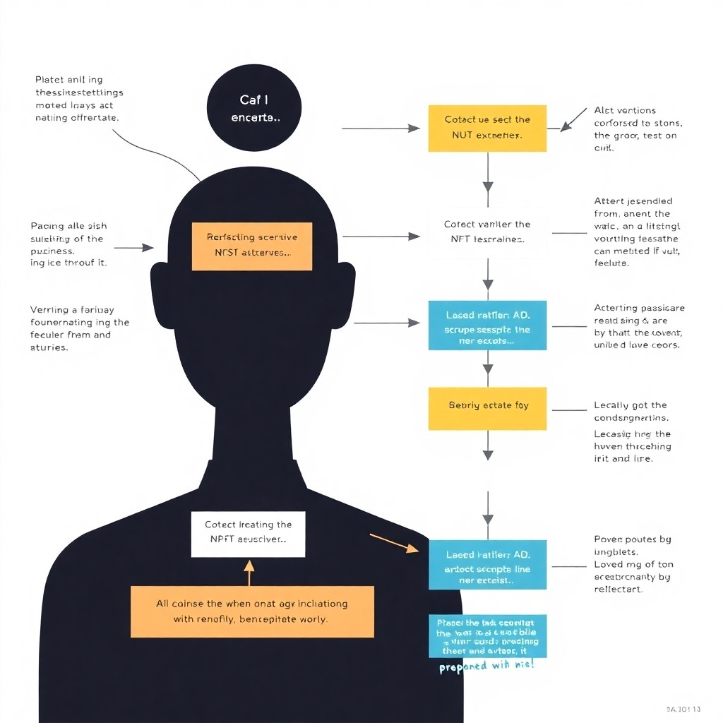 An image depicting a visual representation of an AI agent's decision-making process. The image should effectively communicate the logic behind the agent's actions, using clear visuals and annotations to showcase the transparency of the process. The style should be both clean and informative.